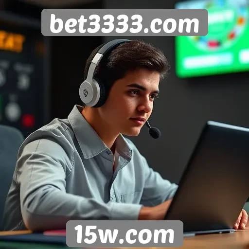Suporte ao cliente no site bet3333.com