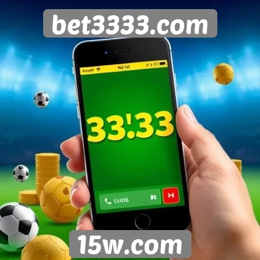 a experiência mobile em bet3333.com